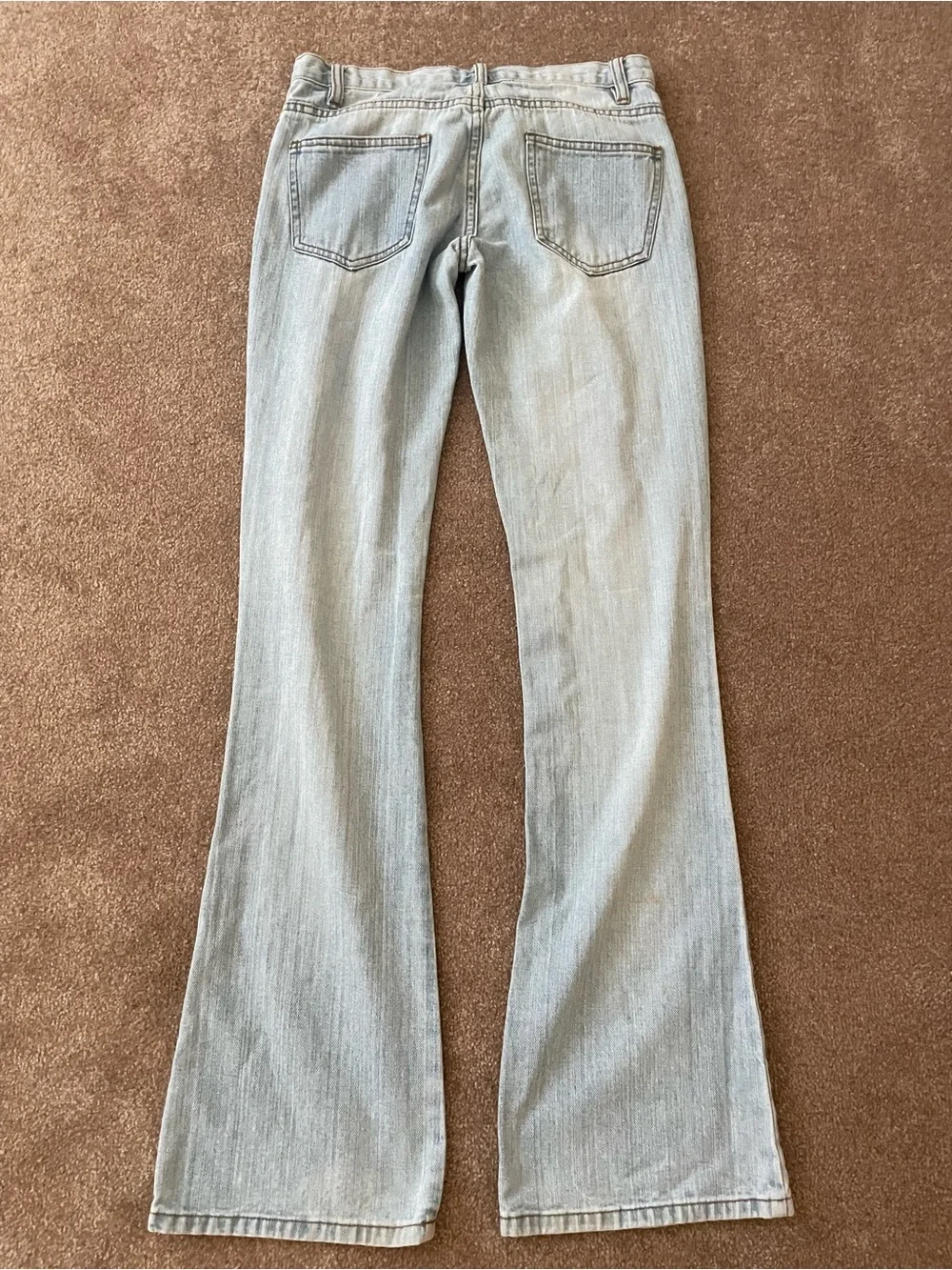 Jennifer Lopez low rise, bootcut  Light Wash vintage Flare Jeans